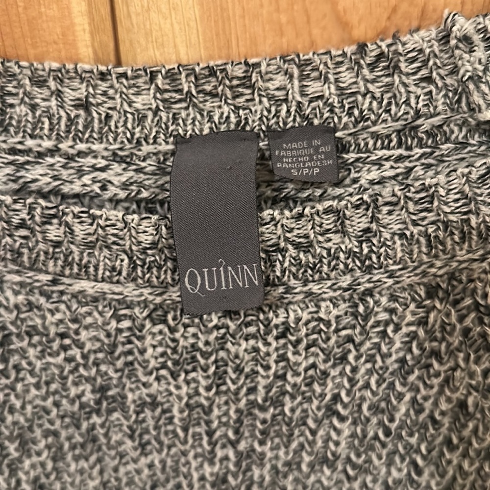 Quinn grey knit sweater - Picture 4 of 5